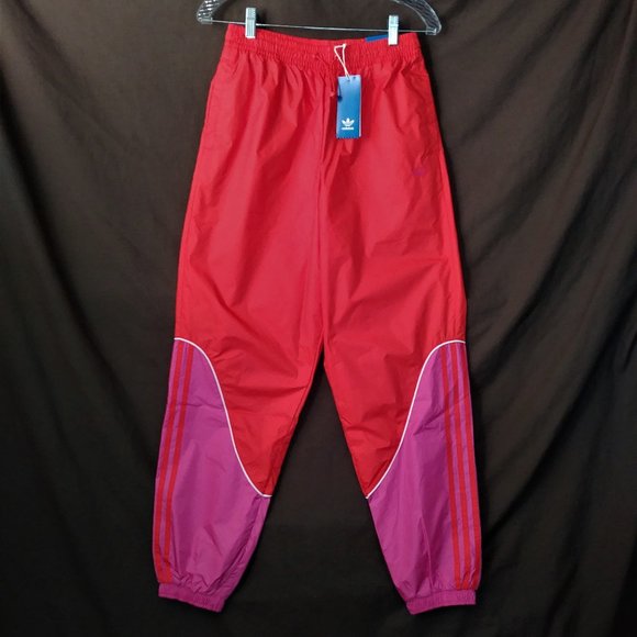 ADIDAS women's sports pants Color Sun Red with Pink Size S - Picture 1 of 9